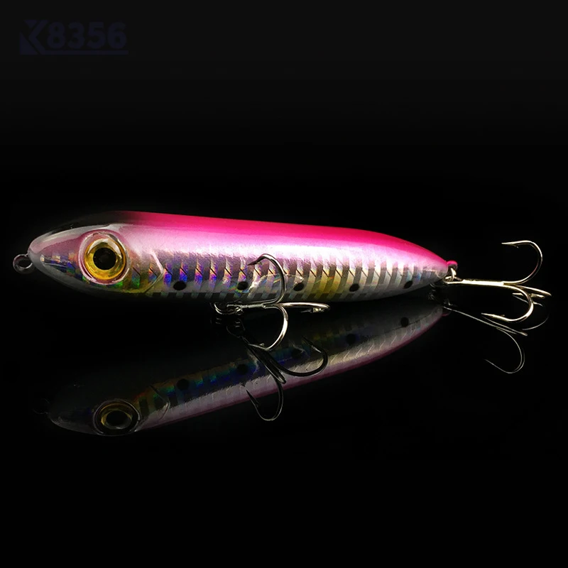 K8356 9,5 см 14 г карандашные рыболовные приманки ABS искусственные приманки 3D глаз тройной крючок Topwater плавающий воблер гольян жесткие рыболовные снасти