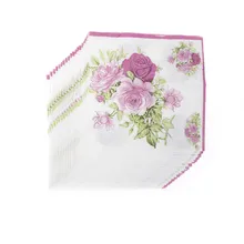 20 шт./упак./лот розовое Бумага салфетка с цветами для праздников и салфетки из ткани для вечеринок декупаж 33 см * 33 см 20 шт./упак./лот розовое Бумага салфетка с цветами для праздников и салфетки из ткани для вечеринок декупаж 33 см * 33 см