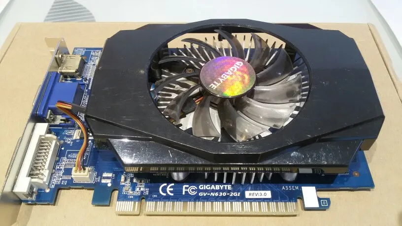 Оригинальная Видеокарта GIGABYTE GT630 2 Гб 128 бит GDDR3 видеокарты для nVIDIA VGA карты Geforce GT 630