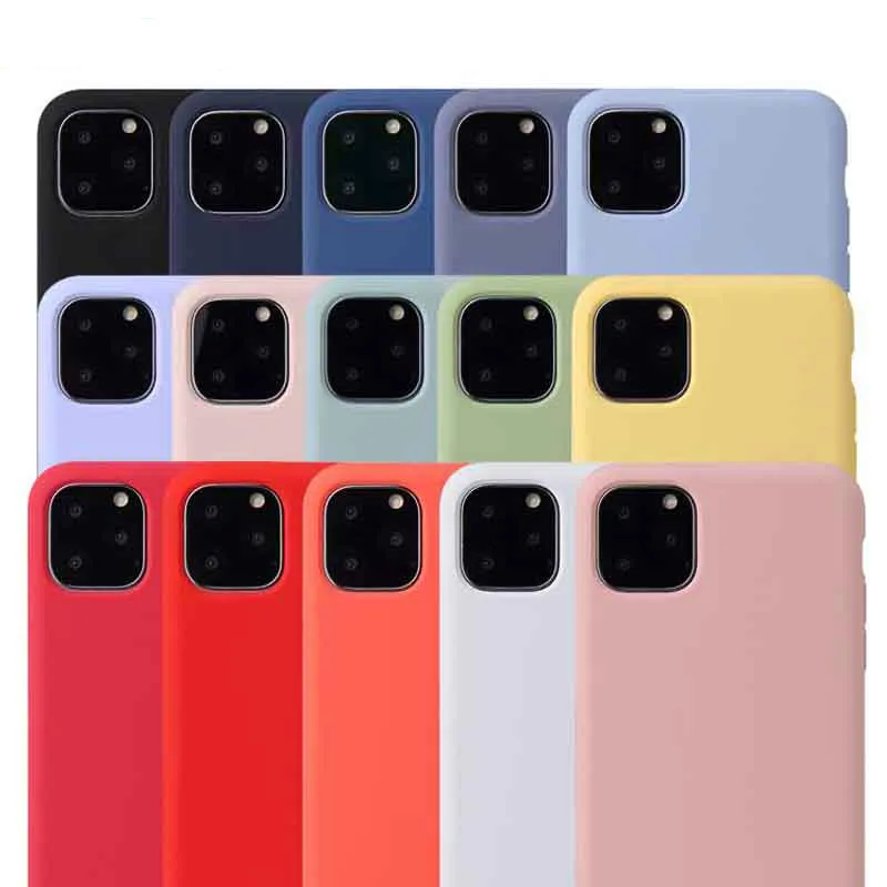 2019 Новый чехол для телефона iPhone11 Pro Max Оригинальный жидкий силиконовый защитный