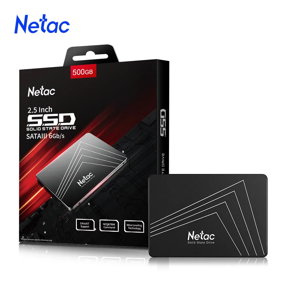 Жесткий диск Netac SSD 1 ТБ 250 ГБ 128 2 5 дюйма SATA III Внутренний твердотельный накопитель