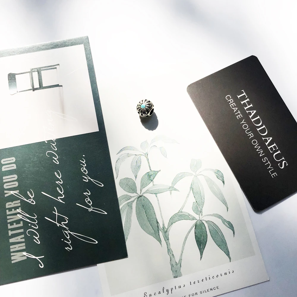 Бусины с зеленым цветком модные брендовые новые серебряные бусины 2019 для