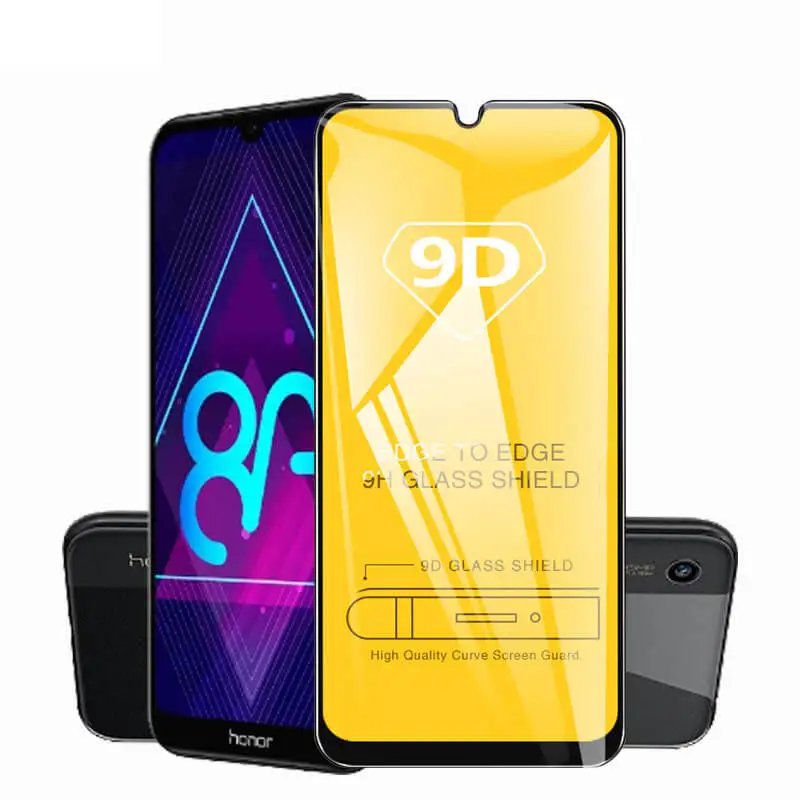Защитное стекло 9D для Huawei Honor 8A закаленное с полным покрытием экрана 6 09 A8|Защитные