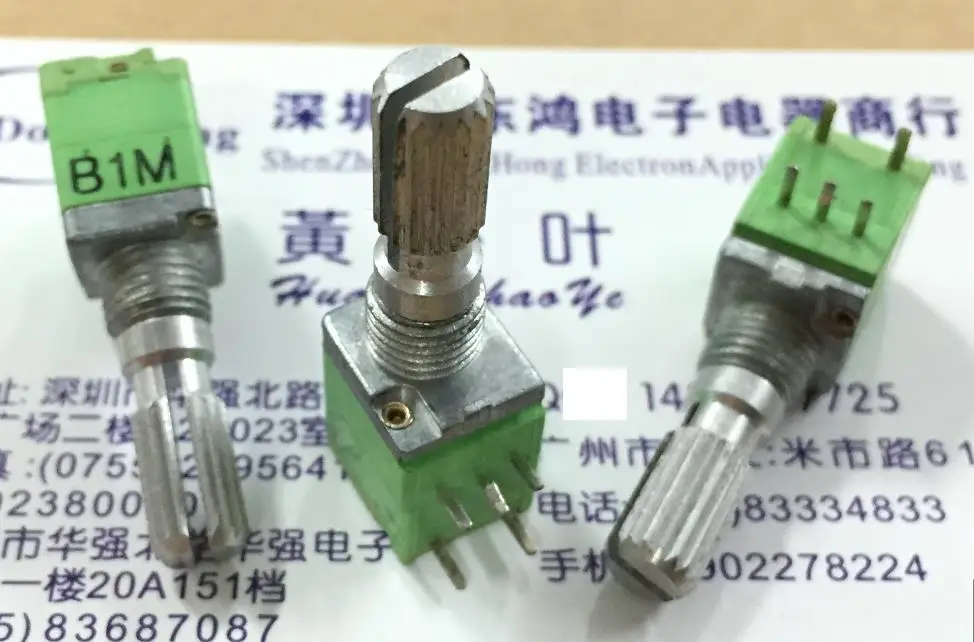 2 шт./лот Тайвань АЛЬФА Альфа RK097 Тип прецизионный потенциометр B1M однодиапазонный