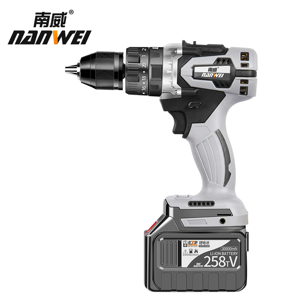 

NANWEI 21V Mini Impact Hand Power Electric Cordless Battery Drill Tools Machine