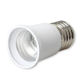 

E27 to E27 Extension Base CLF LED Light Bulb Lamp Adapter Socket Converter JAN88
