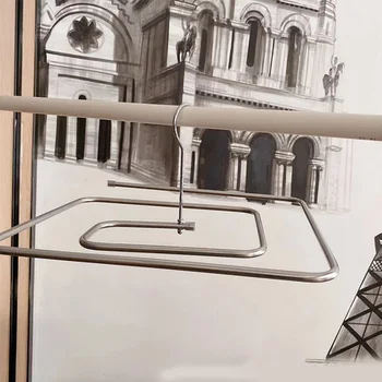 

Spiral -shaped Quilt Sheets Hanger Stainless Steel Rotating Drying Rack Save Space Blanket Hanger Home Hotel Balcony Hanger