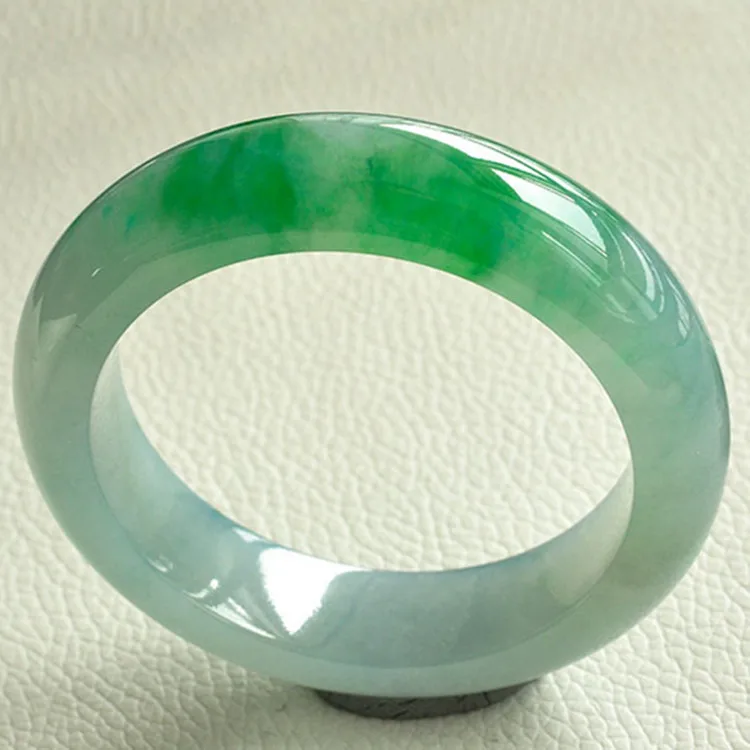Send Certificate Real Burma Jade Bangle Women Healing Jewelry Jadeite