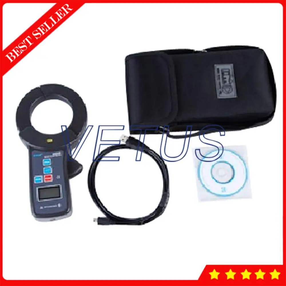 USB интерфейс цифровой зажим амперметр с ETCR6800D 0~ 2000A AC DC УТЕЧКИ токоизмерительный зажим
