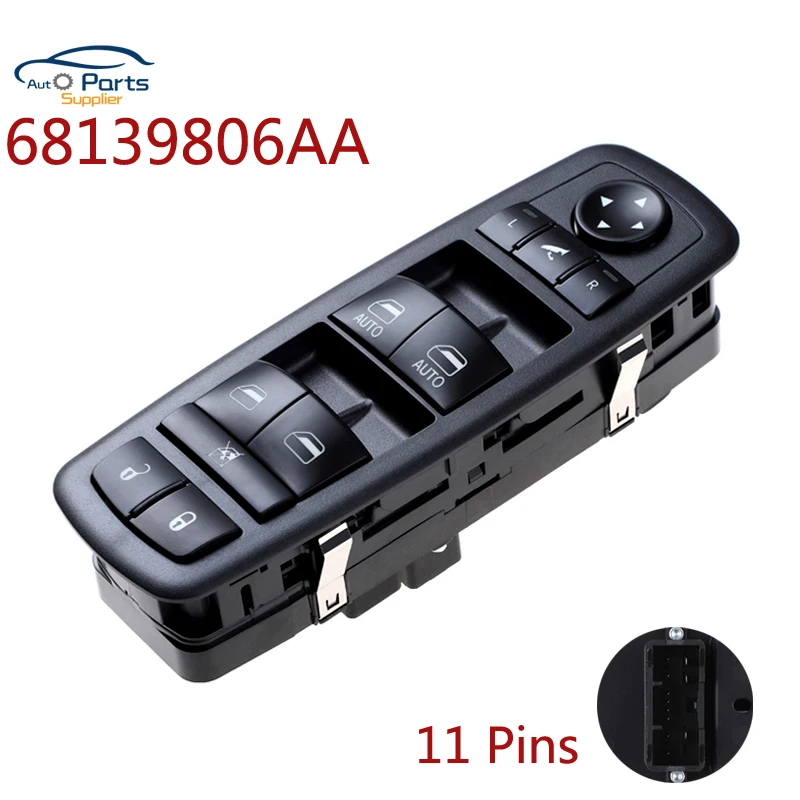 Interrupteur Lève-vitre Conducteur Dodge Journey/Chrysler 300 – Référence 68139806AB | Plug & Play