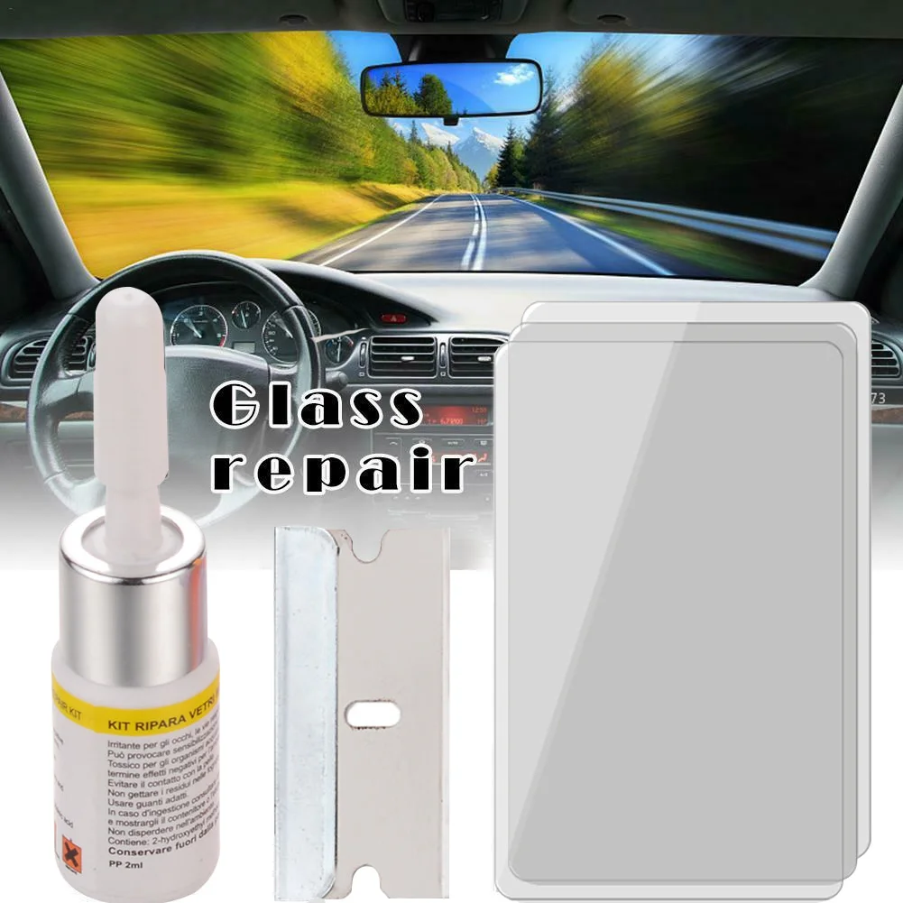 Liquide de réparation Nano verre automobile, liquide pour vitre de voiture,  Kit d'outils de réparation de puces 2 pièces - Historique des prix et avis, Vendeur AliExpress - Hi,friend Store