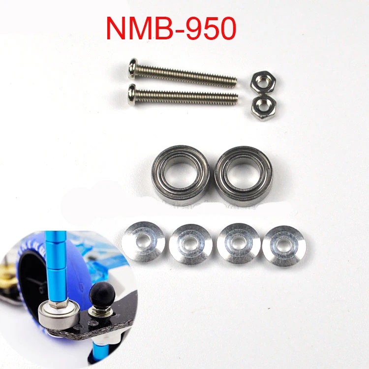 12 шт. 94392 NMB 850/950 шарикоподшипник направляющие роликовые подшипники для Tamiya мини 4WD