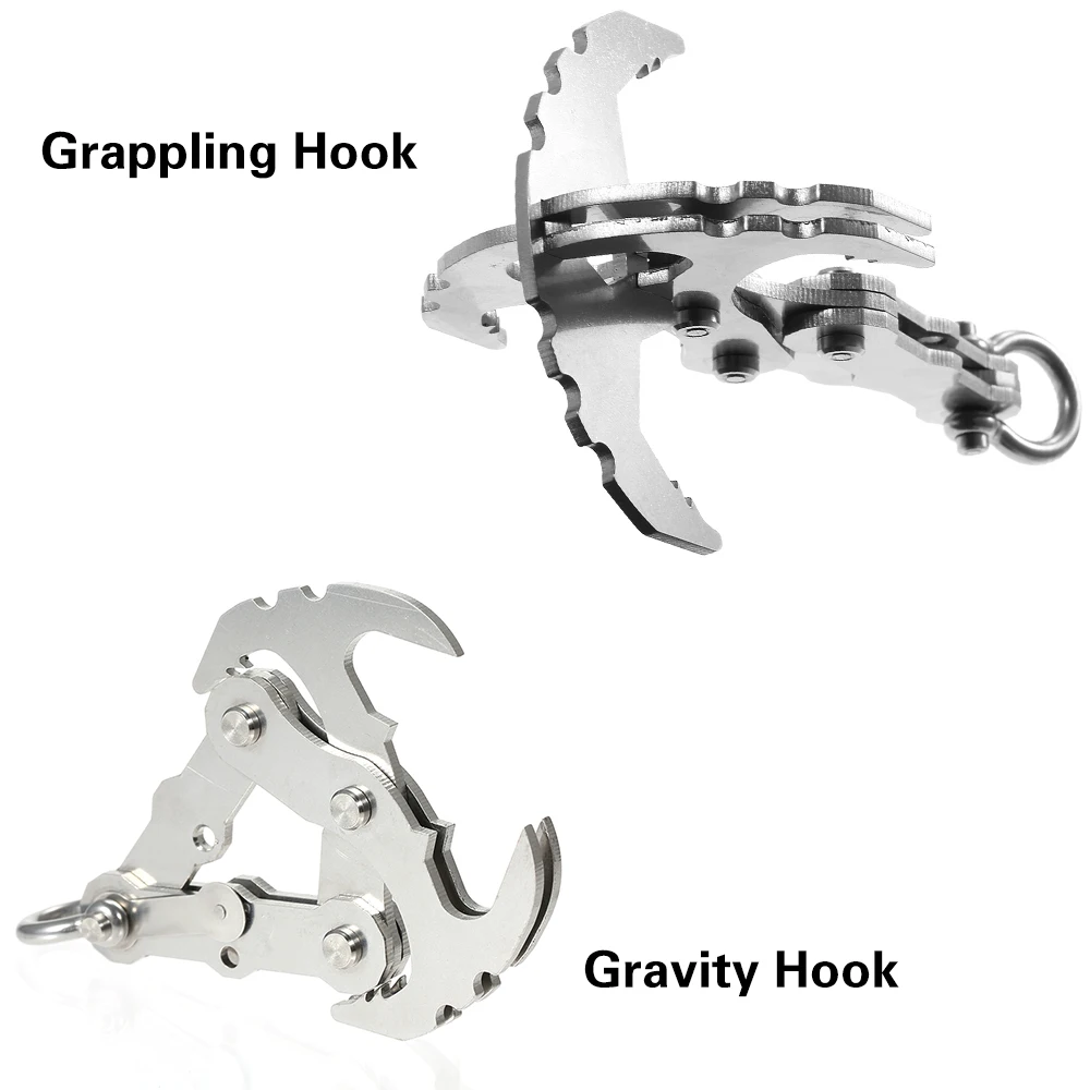 2 комплекта портативный открытый гравитационный крюк с магнитными карабинами многофункциональный крюк для грэпплинга походный кемпинг альпинистские инструменты для улицы