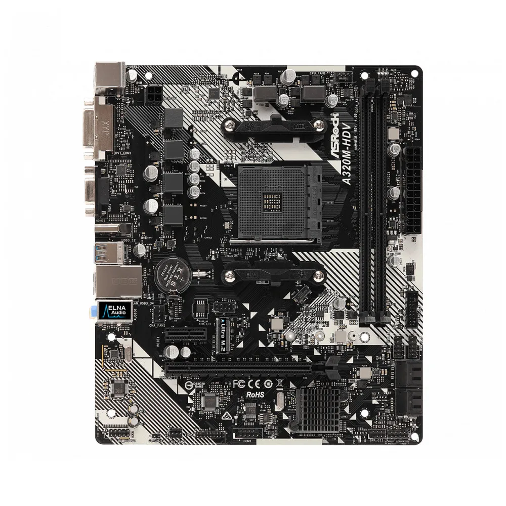 Материнская плата ASRock A320M-HDV R4.0