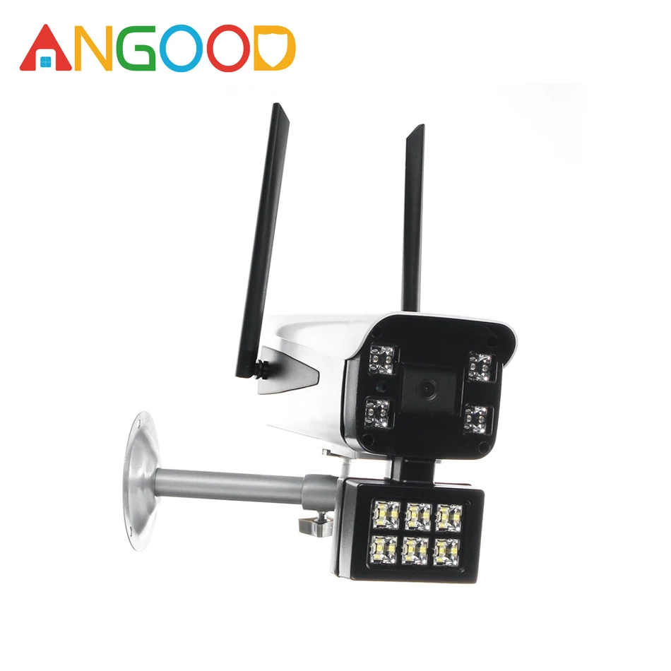 

ANGOOD 1080P Wireless Security IP Camera 10LED WiFi Camera Night Vision Full Color IP66 Waterproof ONVIF Outdoor&Indoor Monitor