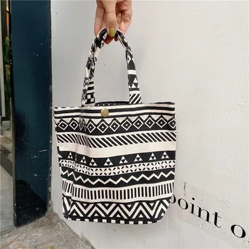 

Bento bag portable mini bucket bag canvas bag lunch box bag clutch bag storage bag wholesale