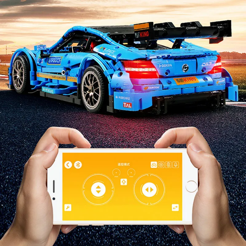 

C63 Technical series 13073 1970Pcs Compatible MOC-6687 APP programming remote control RC Car Set Building Blocks Toy