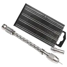 

HOT 21pcs Pin Vise Hand Spiral Drill Mini Micro-Drill Bits Set Index Semi-automatic
