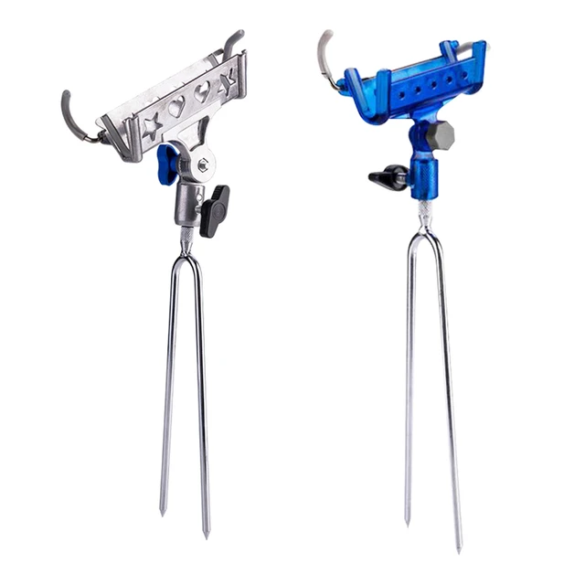 360 Degrees Automatic Fishing Rod Holder Rack Ground Stake Stand