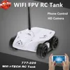 Intelligent WIFI FPV RC Tank Toys With 0.3MP HD Camera 50mins Battery Life Gravity Sensor Wi-Fi RC Tank RC Children's Toys Gift 1