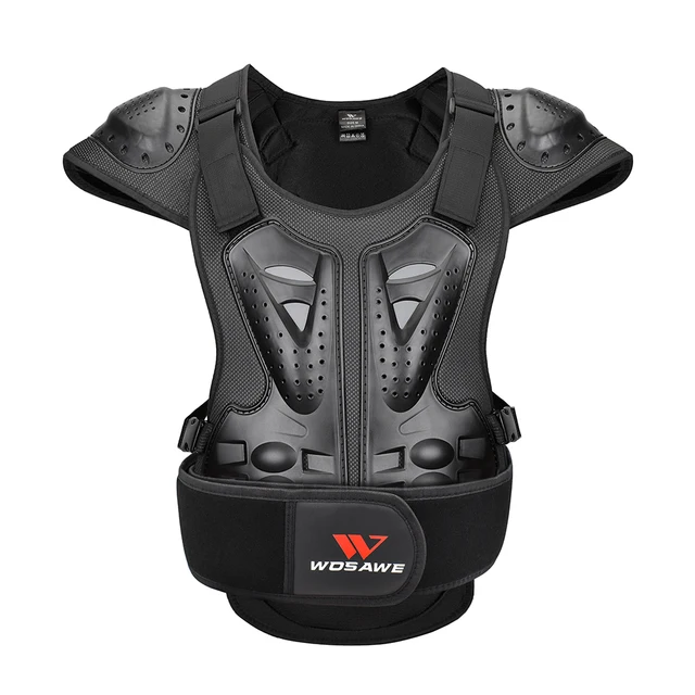 WOSAWE Motorcross Back Protector Skating Snow Body Armour Motorcycle Spine Guard Moto Jacket KneePads Elbow Guard Moto Armor