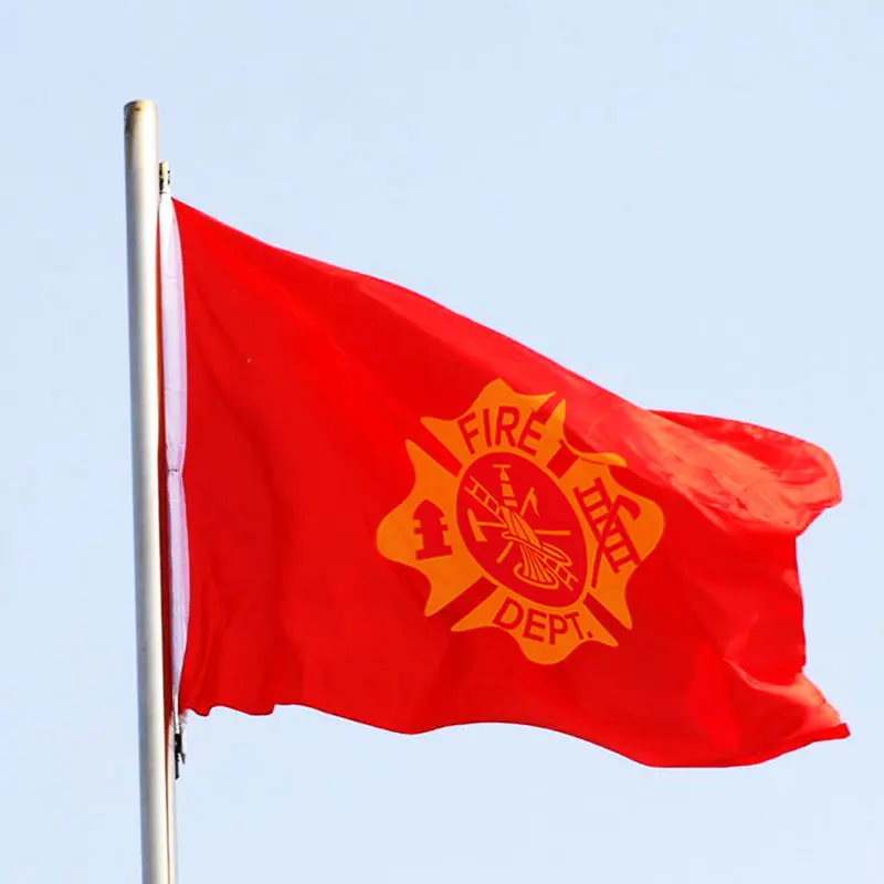 Гирлянды фон баннер для внутренней наружной установки пожарного отдела флаг Прочный Портативный Висячие упражнения стены искусства флаг 3X5 футов