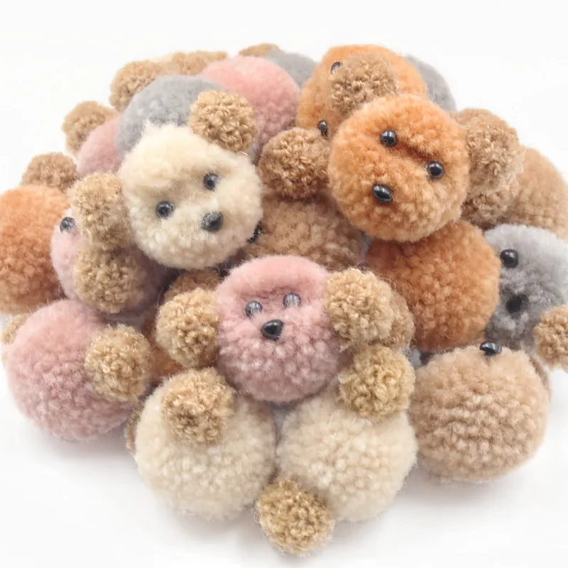 Cute Plush Bear Miniature Landscape Ornament Animal Model 5-15Pcs/Pack DIY Hairpin Clothing Bag Handicraft Decoration Materials craft supplies doll handmade accessories craft toys