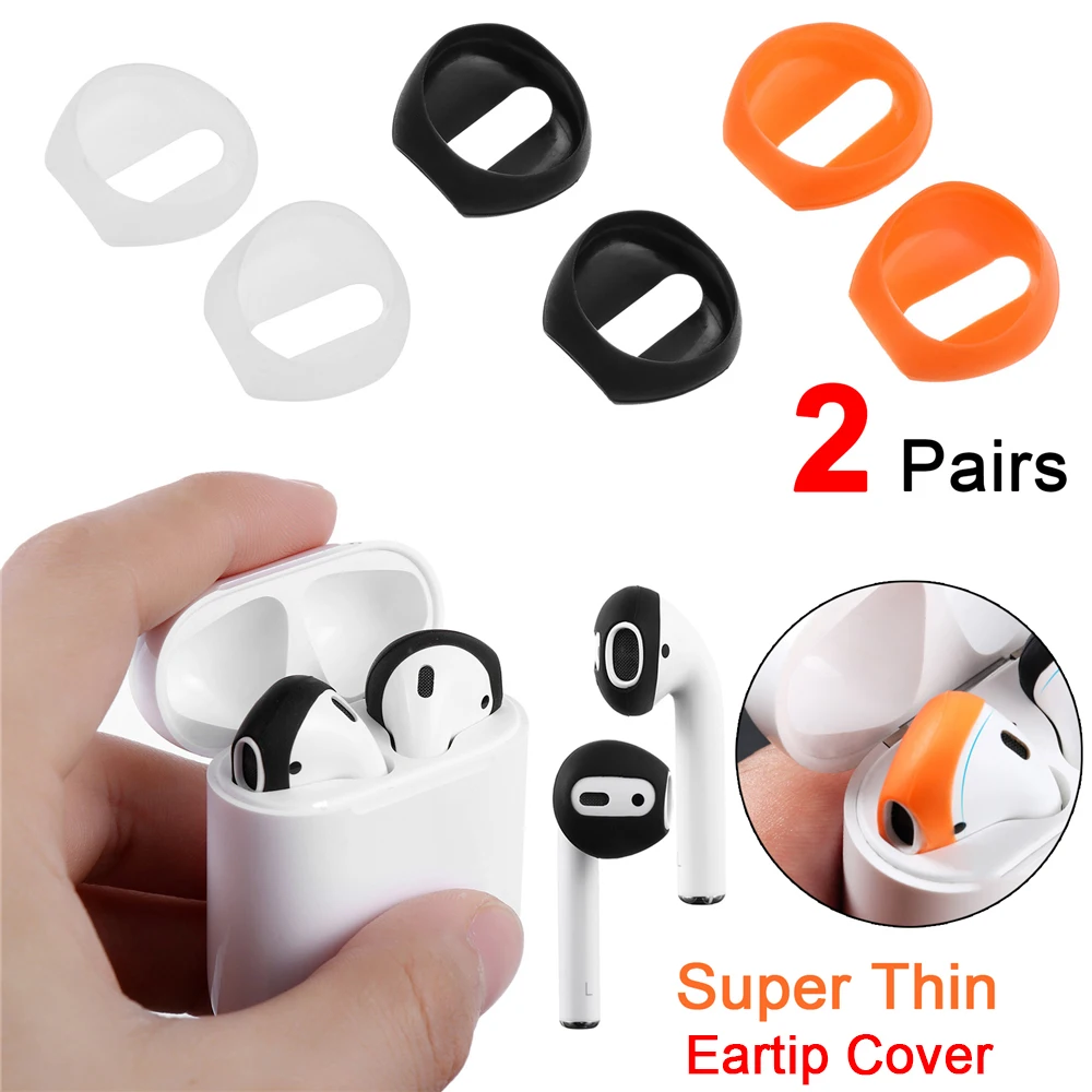 Оптовая цена! 1/2 пары мягких ультратонких наушников Apple AirPods силиконовые