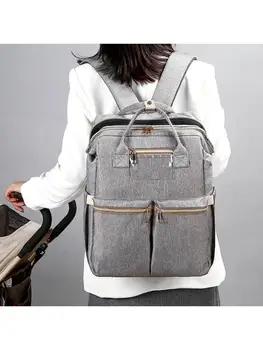 

Baby Nappy Changing Bag Portable Folding Crib Diaper Backpack Stroller Straps