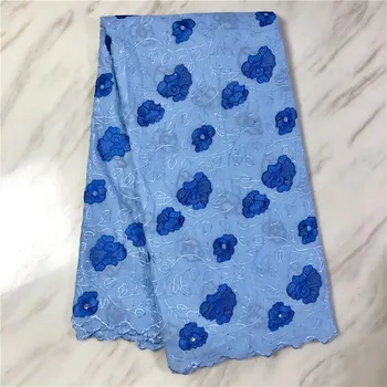 

African Cotton Lace Fabric 2020 High Quality Nigerian Swiss Voile Lace Material For Dress FP82