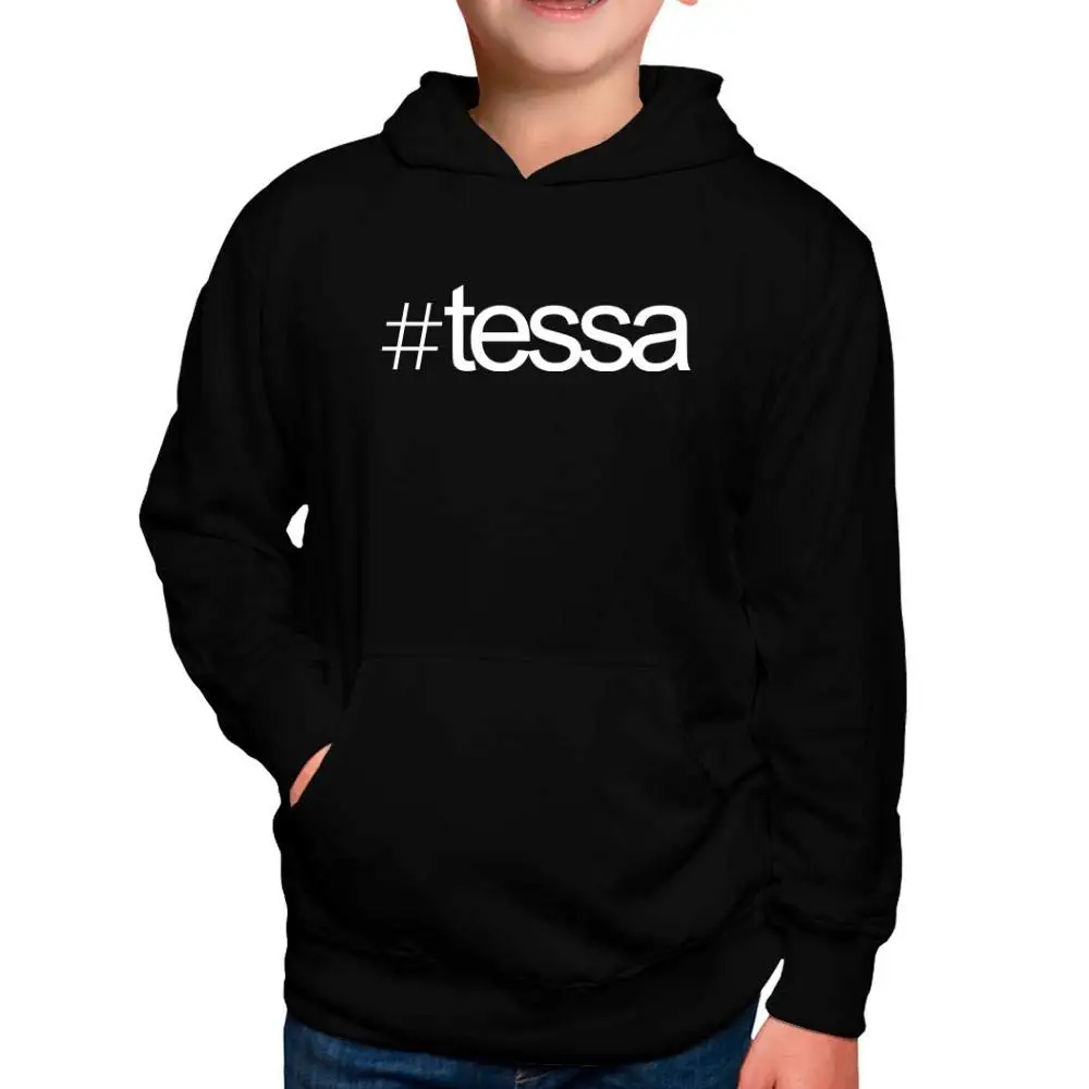 TSDFC/толстовка для мальчиков с надписью «Hashtag Tessa»