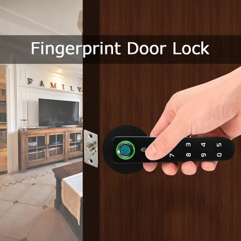 

Electronic Smart Biometric Door Lock Fingerprint Password Deadbolt Keyless Entry Digital Password Biometric Electronic Lock Key