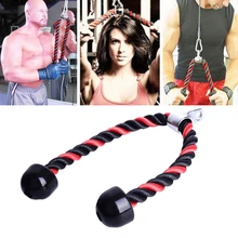 

Tricep Rope Pull Down Nylon Triceps Rope Twisted Pull Down Rope for Arm Strength Training Combinations fitness resistance band