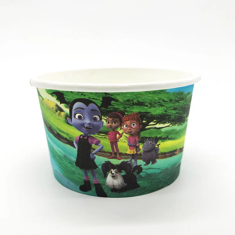 Vampirina вечерние украшения детский душ вечерние поставки Vampirina одноразовые тарелки салфетки для стаканчиков баннеры выбросы