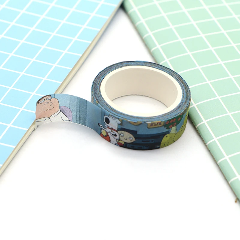 20 шт./лот наклейки для семейного парня DIY Бумага маскирующая лента для скрапбукинга декоративные клейкие ленты Васи размер 15 мм* 7 м D2