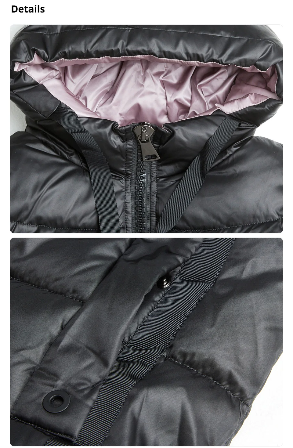 GASMAN 2022 New women's winter down jackets brand high-quality fashion parkas Casual contrast warm Hooded Coat women 21792
