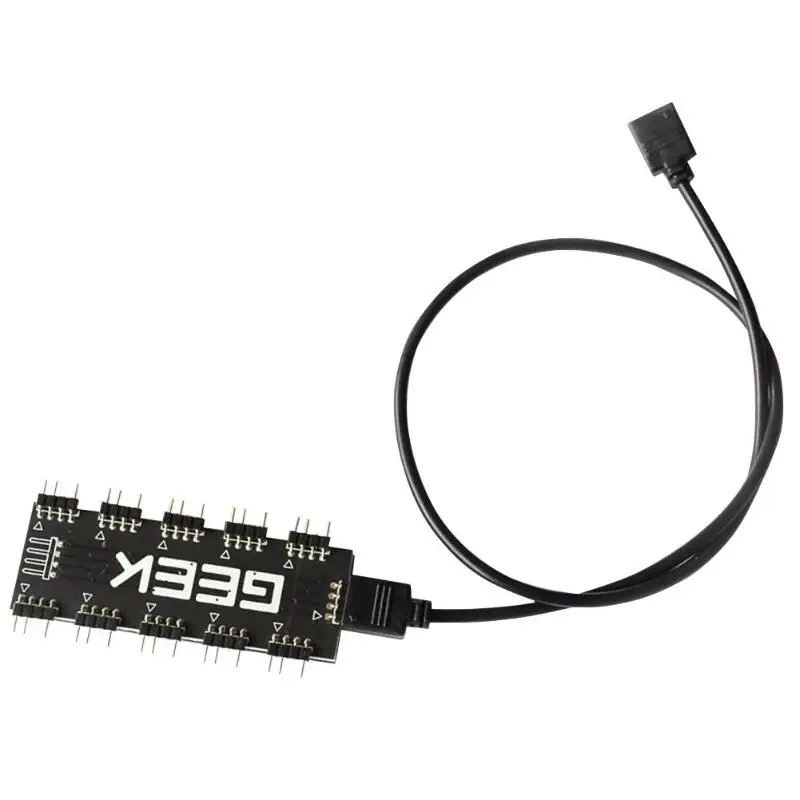 1 до 10 материнская плата rgb концентратор для GIGABYTE AURA SYNC удлинитель разветвитель с