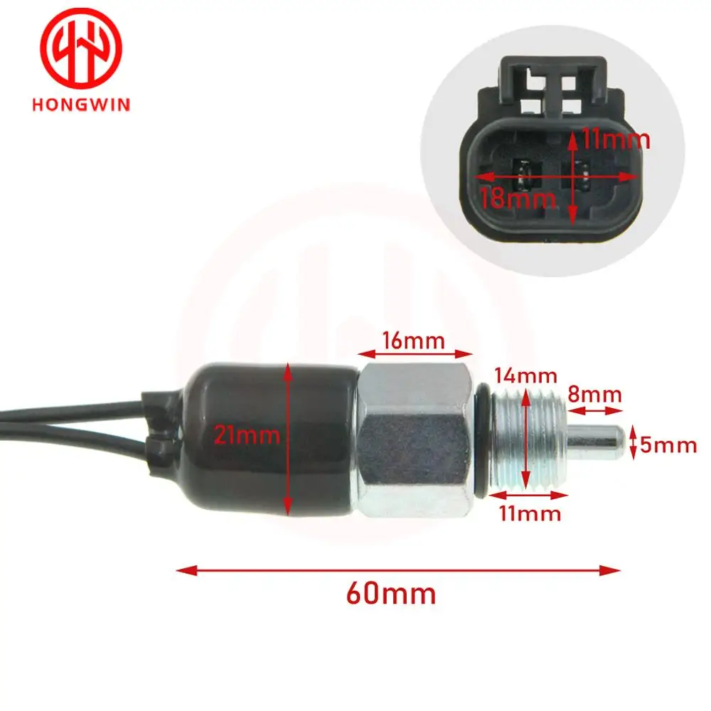 Neutral Position Switch Hongwin OEM:3200521U1B,32005-21U1B,32005-21U1C For Nissan Skyline Z31 Z32 R32 R33 GTR car neutral position switch