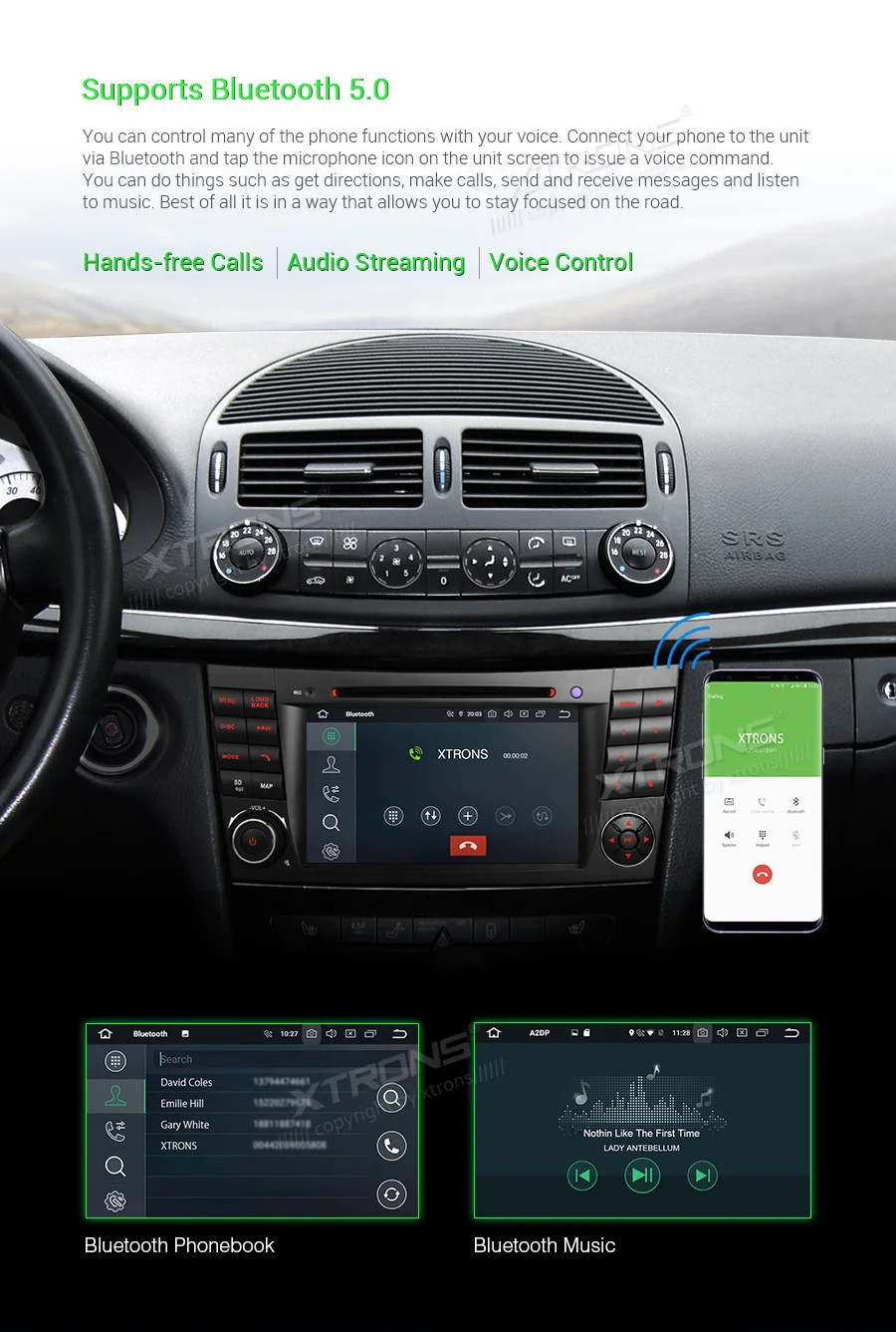 Cheap 7" Android 9.0 4G+64G Car DVD Multimedia GPS Radio for Mercedes-Benz CLS-Class W219 2005-2006 (CLS-350/CLS-500/CLS-55 AMG) 15