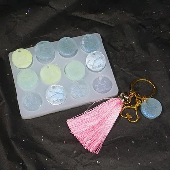 

Discs Pendant Liquid Epoxy Resin Silicone Mold Jewelry Making Tools Uv Resin Mold Gifts