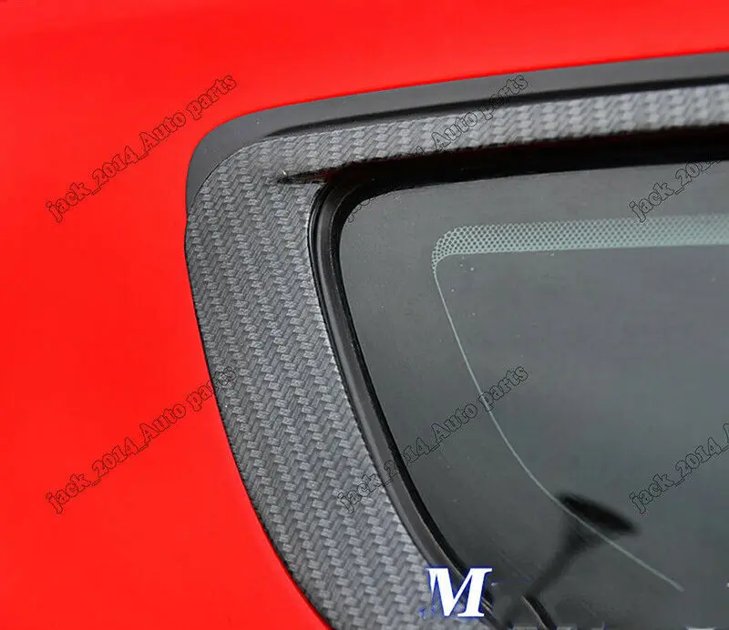 Для Ford Mustang углеродное волокно внешняя оконная стойка столбы отделка 6 шт