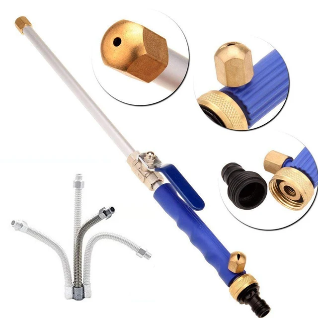 Autó Nagynyomású Vízpisztoly, 48 Cm -Es Sugárhajtású Nyomású Mosó Tömlő Pálca Fúvóka Permetező Öntőpermet Sprinkler Tisztító Szerszám - Image 4