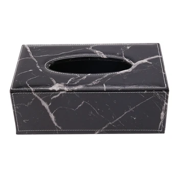 

Marble Pattern Jewelry Hotel Paper Box Business Office Dining Room Living Room Creative Leather Tissue Box