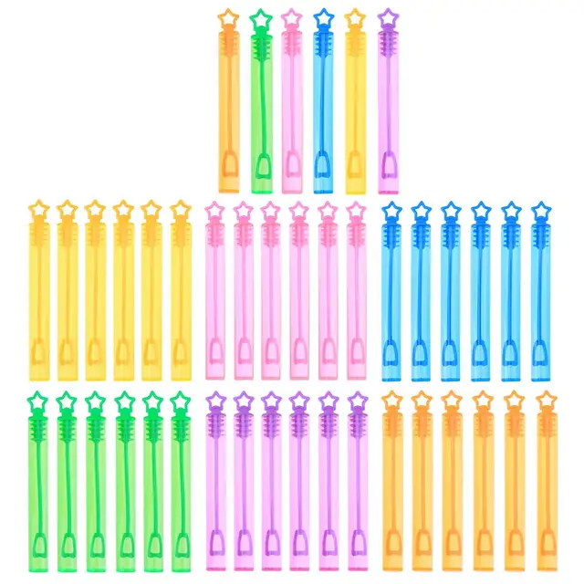 6pcs/lot Star Heart Empty Bubble Soap Bottles Wedding Birthday Party Decoration Children's Toy Bubbles Maker Kids Outdoor Bubble 1