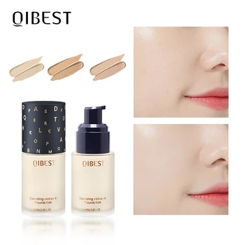 

QIBEST 3 Colors High Light Brightening Concealer Pen Long Oil Control Whitening Moisturizer Concealer Liquid Foundation TSLM1