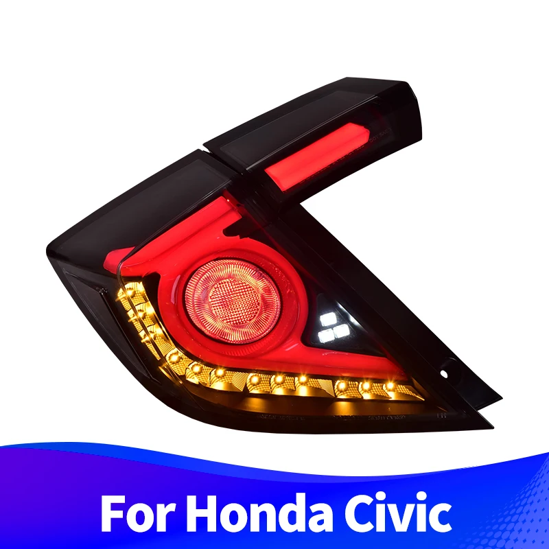 Хвост светильник в сборе для Honda Civic хэтчбек светодиодный последовательный
