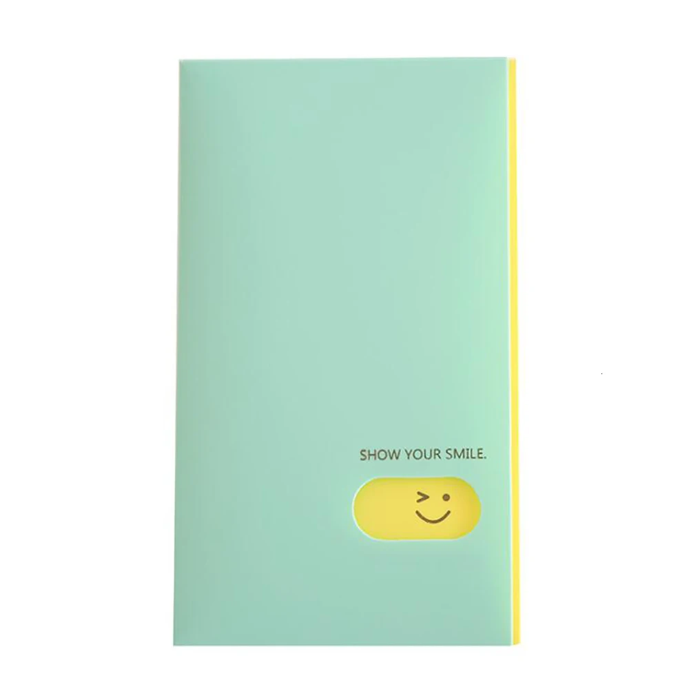 Небесно-голубой Creative New Portable 120 Pockets Card album BTS/EXO/GOT7 Lomo Card Photocard Name Card ID Holder Free Shipping - Цвет: Небесно-голубой