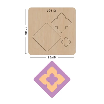 

Logo knife mold mold wood die cutting die, model L0612, suitable for common die cutting machines in the market