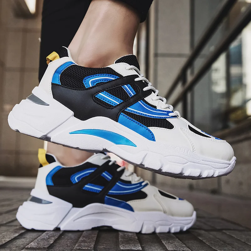 LASPERAL/Модная Мужская теннисная обувь кроссовки с высоким голенищем мужская