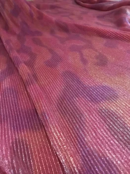 

Sat-59.1807 embroidered Mesh Tulle fabric Factory price sequins Nigerian lace fabrics